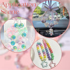 SUNNYCLUE 72Pcs Bubblegum Beads Bulk 16mm Round Beads Chunky Bead Colorful Transparent AB Color Iridescent Beadable Pen Beads Opaque Rainbow Bead Garland Loose Beads for Jewelry Making Beading Kits - color: 72pcs 16mm Bubblegum Beads