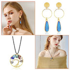 440pcs 60mm Earrings Beading Hoop for Jewelry Making,Beading Hoop Earrings Hypoallergenic Round Earrings Open Bezel Linking Ring for Jewelry Finding Supplies DIY Craft Earring Women Gifts(Gold) - color: Gold