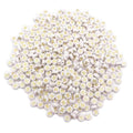 500PCS 4x7mm Acrylic Letter Beads H for Friendship Bracelets Jewelry Making, White Round Flat Acrylic with Golden Alphabet Beads for DIY Crafts Bracelets Necklaces Key Chains Phone Lanyard - color: H(Golden on White)