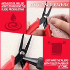 5.5 Inches Long Needle-Nose Pliers Mini Needle Nose Pliers Long Nose Pliers Precision Pliers Mini Jewelry Pliers Jewelry Making Tools Craft Pliers for Jewelry Repair Wire Bending Gripping - style: Needle-Nose Pliers