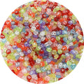 1000pcs Round Letter Beads 4x7mm Acrylic Alphabet Beads Spacer Beads for Jewelry Making Bracelets Necklace Earring Key Chains DIY Craft(K-White Letter Transparent Colorful Bead) - color: K-White Letter Transparent Colorful Bead
