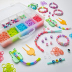 Rainbow Loom: Beadmoji Mini Combo - DIY Rubber Band & Bead Bracelet Kit - Includes 1800 Bands & 260 Beads, Design & Create, Ages 7+