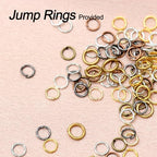 stino Metal Charms for Jewelry Making 100gram, Bulk Tibetan Silver & Gold Plated Trinkets for Earring Necklace Jewelry Making and Findings - color: Bails Mixed Color