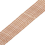 FASHEWELRY 10 Strands Briolette Crystal Glass Beads 2mm Rondelle Faceted Glass Spacer Beads Pearl Luster Plated for Necklace Bracelet Jewelry Making (Sandy Brown) - color: Sandy Brown, size: 2mm