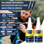 Grip Glue 100g, Instant Handlebar Grip Glue for Dirt Dikes, Motorcycle, Ebike, Bicycle, Heavy Duty Handle Grip Adhesive for ATV Grips,Tool Handle,Snowmobile - size: 100g, style: Grip Glue