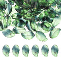 PATIKIL Glass Leaf Beads, 100Pcs Cute Crystal Leaf Charms, Translucent Czech Spacer Beads for DIY Jewelry Making Bracelets Necklace Wind Chimes Suncatchers, Dark Green - color: Dark Green