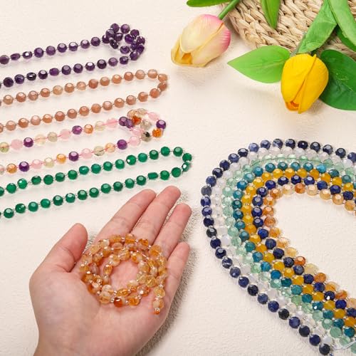 8×5mm Apatite Natural Stone Beads for Jewelry Making About 35-40pcs 1 Strand 15" Drilled Flat Faceted Cabochon Gemstone Beads for Bracelets Necklace DIY Crafts - color: Apatite