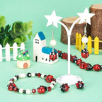 Cheriswelry 20pcs/Strand Red Ladybug Handmade Lampwork Beads Cute Animal Insect Loose Spacer Beads Ornament Charms 12~14mm Hole: 1~2mm for DIY Craft Earring Bracelet Necklace Jewelry Making - color: Ladybug-Red