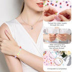 ZHIYUXI 1500pcs Acrylic Beads - White Letter, Mixed Color Cube, Alphabet Beads for Jewelry Making, Friendship Bracelets, Necklaces (6 x 6mm) - color: E# White Letter Mixed Color Beads