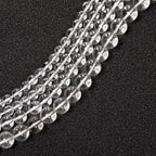 Gemstone Beads for Jewelry Making, Sold per Bag 5 Strands Inside, Clear Quartz 10mm - color: clear quartz, size: 10mm