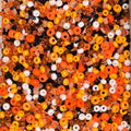 50g John Bead Bead Bar Halloween Mix Czech Glass Seed Beads for DIY Crafts Jewelry Friendship Bracelet Necklace Earrings Phonecharm Making - color: Halloween Mix