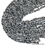 GM GemMartUSA Black Onyx Natural Raw Chip Beads Strands | Semi-Precious | AAA+ Quality 1 Strand 34” | DIY Bracelet Jewelry Making, Healing Crystal Craft| 4-6mm - Black Color Gemstones (CHBO-70001) - color: Black Onyx (CHBO-70001)