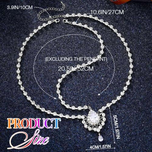 Catery Head Chain Jewelry Boho Gold Rhinetsone Headpiece Indian Accessories for Women - color: A Silver