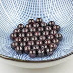 MJDCB Natural Stone Beads Garnet Round Loose Beads for Jewelry Making DIY Bracelet Necklace (4mm) - color: Garnet, size: 4mm