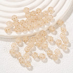 LadayPoa 150pcs 10mm Acrylic Frosted Gold Star Round Beads for Jewelry Making Plastic Bubble Beads Ball Charms for Bracelet Making Necklace DIY Bubblegum Bead Christmas Ornament Gifts - color: frosted 10mm150cs