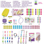 BOLVISEP 2-in-1 Friendship Bracelet Making Kit for Girls Ages 6-12, Arts & Crafts Jewelry Set, DIY String Maker Tool Set with Charm & Stickers, Creative Activity, Best Girls Birthday Gift Kits