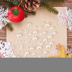 PH PandaHall Flat Back Pearl Beads 690pcs 6 Sizes Beige Craft Pearl Cabochons Half Pearls Loose Beads Gem for Nails Cup Shoes Wedding Dress Scrapbooking Diamond Phone Nail Art Making 4/5/6/8/10/12mm - color: Beige