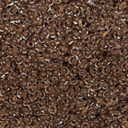 Czech 8/0 Silver Lined Glass Seed Beads 20 Grams 800 Pcs Multi Colors (Brown) - color: Brown