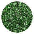 2000Pcs Tube Seed Beads 2x7mm Mini Long Glass Bugle Bead Small Craft Loose Spacer Beads for DIY Phone Charms Waist Bead Bracelets Earrings Necklaces (Dark Green) - color: Dark Green