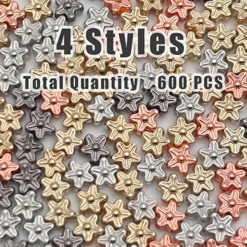 ZSFLZS 600pcs 6mm Flower Spacer Beads for Bracelets Making, Heishi Polymer Flat Disc Spacer Bead for Jewelry Making, Spacer Beads for Bracelets Clay Beads for Jewelry Making - size: 600pcs(Flower bead)