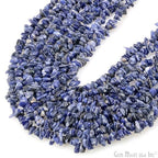 GM GemMartUSA Sodalite Natural Raw Chip Beads Strands | Semi-Precious | AAA+ Quality 1 Strand 34” | DIY Bracelet Jewelry Making, Healing Crystal Craft| 4-6mm - Blue-Color Gemstones (CHSL-70001) - color: Sodalite (CHSL-70001)