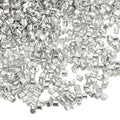 uxcell 1400Pcs Glass Bugle Beads, 1.5x1.5mm Tube Mini Loose Glass Seed Spacer Bead for DIY Earrings Necklaces Bracelets Jewelry Making (Electroplating Silver) - color: Electroplating Silver, size: 1.5x1.5mm