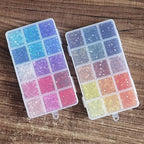 INSPIRELLE 2400 Pieces 6mm Bicone Beads 30 Colors Faceted Acrylic Beads Plastic Spacers Beads for Jewelry Making and Crafting - color: Bicone Beads (2400 pieces)