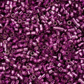John Bead 25g Cylin Beads Magenta Silver Lined 11/0 Glass Cylindrical Seed Beads for Jewelry Bracelets Necklaces Earrings Making Embroidery - color: Magenta Silver Lined