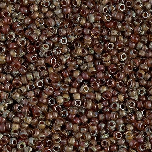 Picasso 6 Color Set 51GM Miyuki Round Rocaille Seed Beads Size 11/0, Each in 2", 8.5 Gram Tube