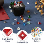 Cheriswelry 165Pcs Transparent Triangle Glass Beads 4.5mm Colorful Faceted Crystal Beads Bulk 11 Styles for DIY Necklace Bracelet Earrings Jewelry Making Crafts - color: Mixed Color-Triangle