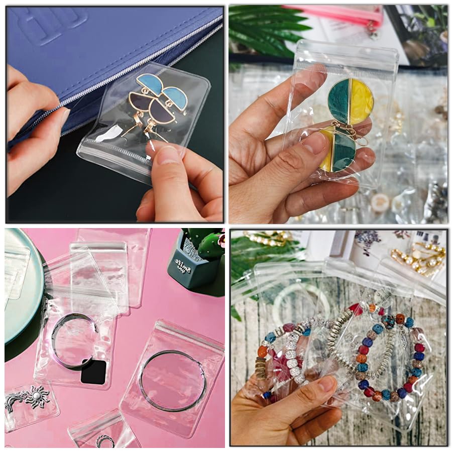 Travel Jewelry Organizer Case Transparent Jewelry Storage Book Binder Bag for Earrings, Rings, Necklace, Bracelet,Inner Pages and Pouches - color: Inner Pages and Pouches