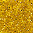 John Bead Czech Glass Seed Beads 6/0 Pineapple Jello Beads for Jewelry Making Crafts, 23g Vial - color: Pineapple Jello