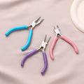 3-Piece Mini Pliers Tool Kit Includes Needle Nose, Round Nose Pliers, Diagonal cutting pliers, for Making Crafts, Repairing Electronic Devices