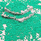 8/0 Glass Seed Beads Bulk, Light Green 3mm Tiny Round Craft Seed Bead, Small Mini Pony Beads for Jewelry Making Bracelet Necklace Wrist Beading Weaving Supplies, 2500pcs - color: Light Green
