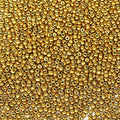 Size 6/0 Crafts Glass Seed Beads 4mm Gold Beads for Jewelry Making (Total About 100g About 1200pcs) - color: Gold
