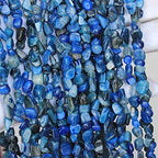 MJDCB Natural Irregular Shape Stone Beads 6-8mm kyanite Gemstone Energy Cured for Jewelry Making Necklaces - color: Kyanite