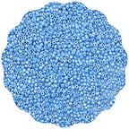 Size 4 mm 6/0 Glass Seed Beads, 2100 Pcs Small Mini Spacer Loose Pony Beads for Jewelry Making and DIY Crafts (Light Blue) - color: Light Blue, size: Large