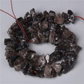 10-13mm Natural Irregular Freeform Raw Tea Quartz Stone Nugget Beads Reiki Crystal Healing Minerals Quartz Bead DIY Jewelry Making - color: Tea Quartz