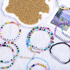 5000pcs Glass Seed Beads, 3mm 8/0 Small Individual Color Seed Beads Mini Pony Bulk for DIY Bracelet Necklaces Wrist Jewelry Making, Gold - color: Gold