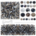 TOAOB 1000pcs Briolette Crystals Glass Beads 4mm 6mm 8mm Rondelle Faceted Spacer Beads Black Loose Beads for Bracelets Necklace Earrings Jewelry Making - color: Black