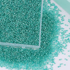 10100 Pcs Size 11/0 Glass Seed Beads, 2 mm Aqua Small Mini Spacer Loose Pony Beads for Jewelry Making and DIY Crafts - color: Aqua, size: Small
