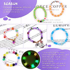 JQEEYGV Friendship Bracelet Kit, 2 Boxs 7300Pcs Clay Beads for Bracelet Making Kit with Number Letter Beads DIY Jewelry Charms Making Crafts Gifts for Girls Ages 6-12 - color: 7300Pcs 24Colors