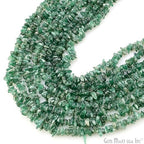 GM GemMartUSA Green Aventurine Natural Raw Chip Beads | Semi-Precious | AAA+ Quality 1 Strand 34” | DIY Bracelet Jewelry Making, Healing Crystal Craft| 4-6mm - Green-Color Gemstones (CHAV-70001) - color: Aventurine (CHAV-70001)