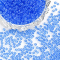 1000PCS 4mm Round Crystal Glass Beads Faceted Spacer Beads Bulk for Jewelry Making Bracelets Necklace Earring Pendants Craft (Blue) - color: Blue, size: 4mm