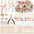 Wurosi 544Pcs Charms Lip Gloss Keychain Making Kit, Bag Charm Kits with Key Chain Hooks, Charms, Chains, Jump Rings, Lobster Clasps, Plier, Gift Bags & Tools, DIY Craft Supplies - color: 544 pcs kits