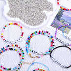 5000pcs Glass Seed Beads, 3mm 8/0 Small Individual Color Seed Beads Mini Pony Bulk for DIY Bracelet Necklaces Wrist Jewelry Making, Silver - color: Silver