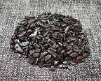 Hematite Pre Drilled Crystal Crushed Chips Beads for Bracelets Making, DIY Handmade Natural Healing Crystals (25 Inch Strand) - color: Hematite