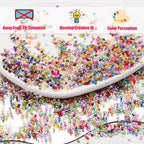 EuTengHao 16800pcs Tube Beads Kit Glass Bugle Seed Beads Small Craft Beads for DIY Crafting Jewelry Making Supplies (3mm, 350 Per Color, 48 Colors)