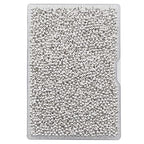 4000 Pieces Tiny Size 2.4mm Silver Iron Metal Spacer Bead Round Loose Beads - size: 2.4mm