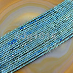 AD Beads Natural Hematite Gemstone Faceted Square Cube Loose Beads 16" 2x2mm 4x4mm (4x4mm, Metallic Green) - color: Metallic Green, size: 4x4mm